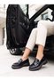 D26KA 3220 Black Patent Leather Moccasins for Women - 4