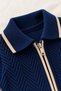 Boys' 3-Piece Set with Zipper-Front Knit Cardigan – Printed T-Shirt and Pants, 9–24 Months - 4