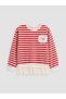 I Ruffled Striped Girls' Thick Set from Freezen Store - 3