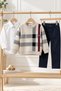 Boys' Plaid Knit Sweater and Shirt 3-Piece Stylish Top and Bottom Set (Ages 2–5) - 2