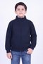 Boys' 3-Ply Mock Neck Zipper Sweatshirt with Two Zippered Pockets - 2