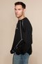 RIVEN Men's Long-Sleeve Black Piped Sweatshirt - 2