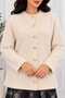 WOMEN'S OVERSIZED ELEGANT ANGORA CARDIGAN - 8