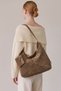 GRANDY Mink Suede Genuine Leather Women's Shoulder Bag - 3