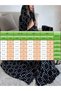 Polka Dot Lace-trimmed Abaya Set (with Matching Headscarf) - 5