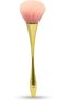 Nail Dust Removal Brush | Premium Effortless Vegan for Acrylic and Gel Nails | Manicure & Pedicure Clean Up Tool | Soft Bristles | Cruelty-Free | Eco-Friendly | Gold Pink