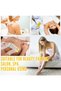 Global Fashion 100ml Roll-On Wax Cartridge – Korean Soothing Depilatory Wax Refill for Women Hair Removal, Long-Lasting, Smooth Glide for Legs, Arms & Body | 12 Scents (100ml, Lemon) - 7