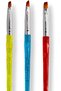 Nail Art Brush Kit with Flat & Oval Brushes for All Your Nail Art Needs | | (Flat Synthetic Kit 1) - 5