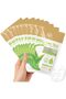 Global Fashion Facial Sheet Mask - 5 Natural Flavours, Hydrating, Anti-Aging, Brightening & Firming - 15 Minute Spa Treatment with Collagen & Hyaluronic Acid (Pack of 10, Green Tea) - 2