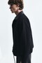 Boxy Fit Contrast Collar Coat - 5