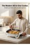 All-in-One Electric Cooker, Large Capacity Nonstick Electric Frying Pan, Thermostat Control Multi Cooker, Ideal for Shabu Shabu, Stir Fry and Braised Food for Family - 8