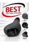 Mercedes W202/203/209/210/211 Manual Gear Shift Knob, Gray Leather (CLASSIC 5-SPEED)