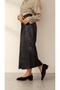 Luka Women's Everyday Padded Wedge Heel Leather Ballet Flats