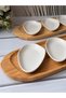 Bamboo Serving Set, 8-Piece Porcelain Plate Set, Getto - 2
