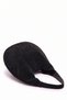 JOVANNA Black Suede Genuine Leather Women's Shoulder Bag - 4