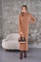 Corded Fabric Fisherman-Style Knit Dress - 8