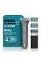 Body Groomer 3000 Series for Men, Skin-Friendly Intimate Trimmer and Shaver with 3 Attachments, Travel Pouch and Up to 5-Year