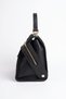 VINCE Black Suede Genuine Leather Women's Shoulder Bag - 4