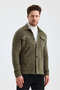 Men’s Polo Collar Long-Sleeve Cardigan - 3
