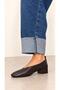Luka Women's Everyday Padded Wedge Heel Leather Ballet Flats - 3