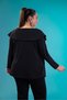 Women's Large Size Blouse with Lapel Detail - 4