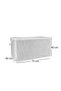 (5 Pcs) Gray Striped Zippered Maxi Size Storage Bag Pillow-Quilt-Clothing Organizer 75*40*40 cm