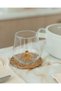 Wicker 6-Piece Coaster 12 Cm Tea Cup Mug Candle Coaster Decorative Coaster - 3