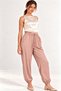 Women's Wide Cut Jogger Pants - 5