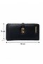 SANMORRSİ Women's Wallet: Stylish, Practical, Soft, with a Card Holder and a Coin Pocket, and an Internal Zipper Compartment - 8
