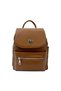 VX-1449 Women's Faux Leather, Multi-Compartment, Zippered, Stylish and Practical Backpack—TABA - 3