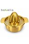 Decorative Gold-Colored Lemon Squeezer