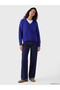 Rmz Gi̇yi̇m Farkiyla V Dikim Loose Fit Women's Knitwear Sweater - 3