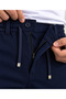 Men's Knit Jogger Pants - Slim Fit, Drawstring, Belted - 6