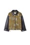 Premium Trend Embroidered Leather Jacket with Suede Details - 2