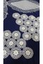55 x 30, 1 piece; 37 x 25, 1 piece; 42 x 26, 1 piece; 31 x 20, 1 piece—crocheted coffee table covers made from Cotton yarn - 3