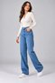 Back Belt Buckle Wide Leg Baggy - 3