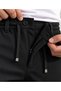 Men's Knit Jogger Pants - Slim Fit, Drawstring, Belted - 6
