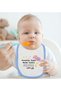BK Kids "My Grandma" Blue Baby Bib - 2