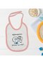 Bk Kids Pink Baby Bib with a "Dust Got into My Eye" Design - 1 En125047