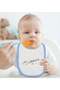 BK Kids Atatürk-Themed Blue Baby Bodysuit and Bib Gift Set-29, 3–6 Months - 3