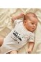 BK Kids "I'm from Rize—What Happened?" Printed White Baby Bodysuit-1, 12–18 months - 5