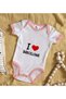 BK Kids "I Love Barcelona" Pink Baby Bodysuit - Style 1, 12–18 months - 2
