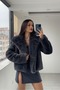 Reks Wide-Collar Fur-Trimmed Coat - 3