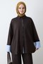 Striped, Casual, Dark Brown Coffee Set - 4