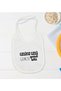 BK Kids "Gelüse Gelü" Design White Baby Bodysuit and Bib Gift Set-1, 0-3 Months, 478974b0 - 4