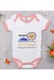 BK Kids "I Love My Uncle" Pink Baby Bodysuit - 1 (9-12 Months)