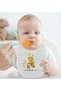 BK Kids Cute Bee-Printed Baby Bodysuit and Bib Gift Set - Model 1, 3–6 Months - 3