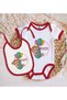 BK Kids "Auntie's Little Girl" Design Red Baby Bodysuit and Bib Gift Set-1, 9–12 Months - 2