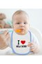 BK Kids "I Love New York" Blue Baby Bib - Model 1 en121509 - 2