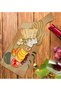 Modern Art-Inspired Rectangular Natural Wood Serving and Presentation Plate, Model 4 - 2